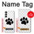 S2355 Paw Foot Print Case For Samsung Galaxy A05s