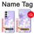 S2361 Purple White Flowers Case For Samsung Galaxy A05s