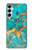 S2906 Aqua Turquoise Stone Case For Samsung Galaxy A05s