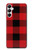 S2931 Red Buffalo Check Pattern Case For Samsung Galaxy A05s