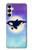 S3807 Killer Whale Orca Moon Pastel Fantasy Case For Samsung Galaxy A05s