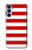 S2364 Red and White Striped Case For Samsung Galaxy A15 5G