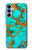 S2688 Aqua Copper Turquoise Gemstone Graphic Case For Samsung Galaxy A15 5G