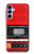S3204 Red Cassette Recorder Graphic Case For Samsung Galaxy A15 5G
