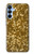 S3388 Gold Glitter Graphic Print Case For Samsung Galaxy A15 5G