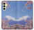 S1060 Mount Fuji Sakura Cherry Blossom Case For Samsung Galaxy A25 5G