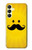 S1145 Yellow Mustache Sun Case For Samsung Galaxy A25 5G