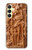 S1307 Fish Wood Carving Graphic Printed Case For Samsung Galaxy A25 5G