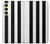 S2297 Black and White Vertical Stripes Case For Samsung Galaxy A25 5G