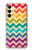 S2362 Rainbow Colorful Shavron Zig Zag Pattern Case For Samsung Galaxy A25 5G
