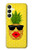 S2443 Funny Pineapple Sunglasses Kiss Case For Samsung Galaxy A25 5G