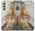 S2751 Chinese Tiger Brush Painting Case For Samsung Galaxy A25 5G