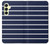 S2767 Navy White Striped Case For Samsung Galaxy A25 5G