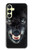 S2823 Black Wolf Blue Eyes Face Case For Samsung Galaxy A25 5G