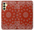 S3355 Bandana Red Pattern Case For Samsung Galaxy A25 5G