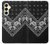 S3363 Bandana Black Pattern Case For Samsung Galaxy A25 5G
