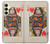 S3429 Queen Hearts Card Case For Samsung Galaxy A25 5G