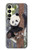 S3793 Cute Baby Panda Snow Painting Case For Samsung Galaxy A25 5G