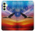 S3841 Bald Eagle Flying Colorful Sky Case For Samsung Galaxy A25 5G