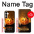 S1083 Pumpkin Spider Candles Halloween Case For Samsung Galaxy A35 5G