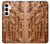 S1307 Fish Wood Carving Graphic Printed Case For Samsung Galaxy A35 5G