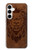 S2529 Leo Zodiac Tattoo Brown Graphic Print Case For Samsung Galaxy A35 5G