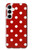 S2951 Red Polka Dots Case For Samsung Galaxy A35 5G