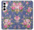 S3265 Vintage Flower Pattern Case For Samsung Galaxy A35 5G