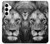 S3372 Lion Face Case For Samsung Galaxy A35 5G