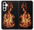 S3379 Fire Frame Case For Samsung Galaxy A35 5G