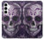 S3582 Purple Sugar Skull Case For Samsung Galaxy A35 5G S3582 Purple Sugar Skull Case For Samsung Galaxy A35 5G