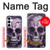 S3582 Purple Sugar Skull Case For Samsung Galaxy A35 5G S3582 Purple Sugar Skull Case For Samsung Galaxy A35 5G