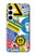 S3960 Safety Signs Sticker Collage Case For Samsung Galaxy A35 5G