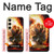 S0863 Hell Fire Skull Case For Samsung Galaxy S24