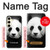 S1072 Panda Bear Case For Samsung Galaxy S24