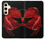 S2092 Red Siamese Fighting Fish Case For Samsung Galaxy S24