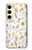 S2354 Pastel Flowers Pattern Case For Samsung Galaxy S24