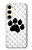 S2355 Paw Foot Print Case For Samsung Galaxy S24