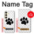 S2355 Paw Foot Print Case For Samsung Galaxy S24