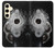 S2387 Gun Bullet Hole Glass Case For Samsung Galaxy S24