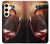 S2396 Red Wine Bottle And Glass Case For Samsung Galaxy S24