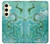 S2653 Dragon Green Turquoise Stone Graphic Case For Samsung Galaxy S24
