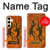 S2901 Lizard Aboriginal Art Case For Samsung Galaxy S24