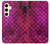 S3051 Pink Mermaid Fish Scale Case For Samsung Galaxy S24