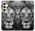 S3372 Lion Face Case For Samsung Galaxy S24