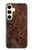 S3405 Fish Tattoo Leather Graphic Print Case For Samsung Galaxy S24