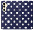 S3533 Blue Polka Dot Case For Samsung Galaxy S24