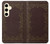 S3553 Vintage Book Cover Case For Samsung Galaxy S24