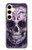 S3582 Purple Sugar Skull Case For Samsung Galaxy S24