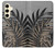 S3692 Gray Black Palm Leaves Case For Samsung Galaxy S24